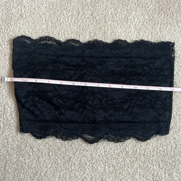 Black Floral Lace Bandeau by Tees by Tina - Picture 4 of 7